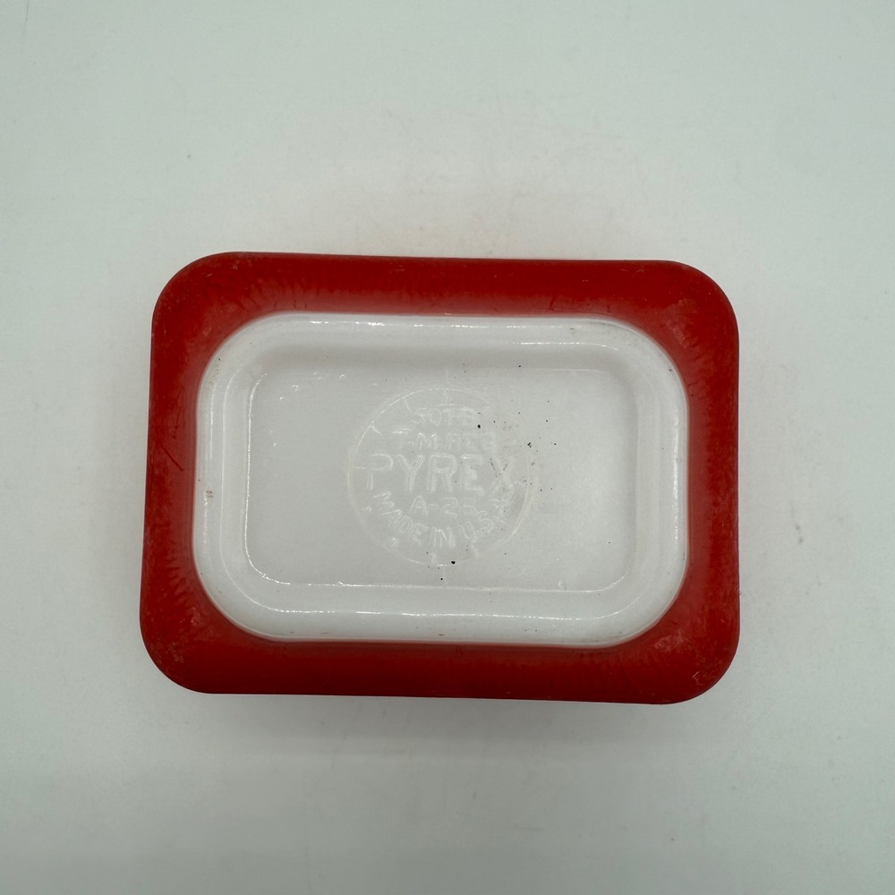 Vintage Pyrex Primary Colors Refrigerator Dish Set 501 Red, 502 Blue, 503 Yellow - Picture 10 of 10